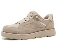 Skechers Damen - Sneaker Keepsakes Cozy in beige Rauleder | Lässiger Wanderer, Slip-Ins-Technologie, Obermaterial aus echtem Wildleder, Chenille-Futter, kein Binden, rutschfest