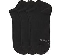 Skechers Damen-Sneaker-Socken 3 Paar 35 - 38 schwarz