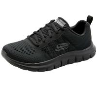 Skechers Damen-Sneaker Track - New Staple, Schwarz/Schwarz, 11 US