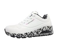 Skechers Damen Sneakers, Weiß/Schwarz, 37 EU