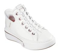 Skechers Damen Snoop Dogg:Snoop One-og Slip-ins aus Leder Sneaker, White Leather/Mesh/Rose Gold Trim, 35.5 EU