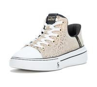 Skechers Damen Snoop One-Disco Ocelot Hands Free Slip-In-Sneaker, Champagner, 37 EU
