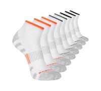 Skechers Damen-Socken, Half Terry Classic Quarter Crew, bequeme Passform und gepolstertes Fußbett, 10er-Pack