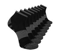 Skechers Damen-Socken, Half Terry Classic Quarter Crew, bequeme Passform und gepolstertes Fußbett, 10er-Pack