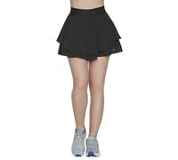 Skechers Damen Sport Court Layered Skort, Schwarz, X-Groß