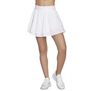Skechers Damen Sport Court Layered Skort, Weiss/opulenter Garten, Klein