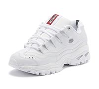 Skechers Damen Sport - Energy Sneaker, White Smooth Leather Millennium Trim L, 37 EU