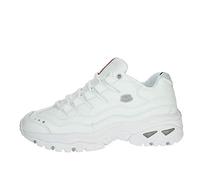 Skechers Damen Sport - Energy Sneaker, White Smooth Leather Millennium Trim L, 38.5 EU