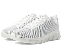 Skechers Damen Sport Sneaker Bobs, Visionary Essence Schnürstrick, Vegan und Waschbar, wht, 36.5 EU