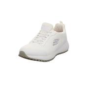 Skechers Damen Squad Sr Sneaker, White Flat Knit, 39 EU