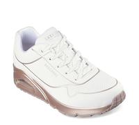 Skechers Uno Schuhe weiß gold Linien 177087 - Größe 39