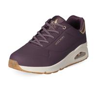 Skechers Damen Low Sneaker Shimmer Away Synthetik Lila Größe 36,5