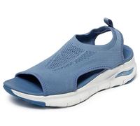Skechers Damen-Strick-Sandalen Arch FIT-City Catch, Slate, 39 EU