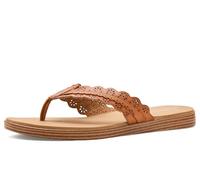 Skechers Damen Summer Cove-Catching Sun Too Flip-Flop, Hellbraun, 6.5