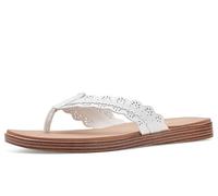Skechers Damen Summer Cove-Catching Sun Too Flip-Flop, Weiss/opulenter Garten, 10