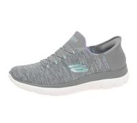 Skechers Damen Summits Dazzling Haze Turnschuhe, Gray Mesh/Multi Trim, 40 EU