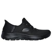 Skechers Damen Summits Diamond Dream Slip-InTurnschuhe, Black Mesh/Gunmetal Trim, 36 EU