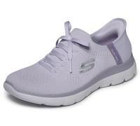 Skechers Damen Summits New Daily Turnschuhe, Lavender Knit/Trim, 39 EU