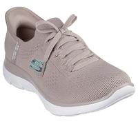 Skechers Damen Summits New Daily Turnschuhe, Taupe Knit/Mint Trim, 36 EU