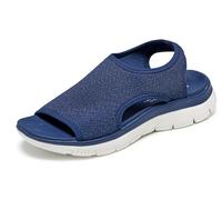 Skechers Damen Summits-Outta Here Sportsandale, Marineblau, 39 EU