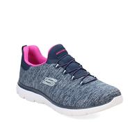 Skechers Damen Summits-schneller Ausflug Sneaker, Marineblau, Hot Pink, 39.5 EU Weit