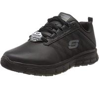 Skechers Damen Sure Track Erath Slip On Sneaker, Black Leather, 41 EU