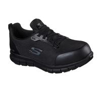 Skechers Slipper Sure Track Jixie Damen Schwarz Textil/Synthetik Größe 40 EU