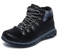 Skechers Damen Synergy-Plaid Mood Stiefelette, Schwarz, 39 EU