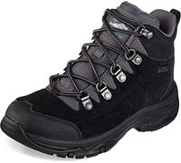 Skechers Damen Trego-EL Capitan Wanderstiefel, Black Suede Grey Mesh, 37 EU