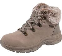 Skechers Damen Trego Stiefelette, Taupe Wildleder Nylon, 38 EU
