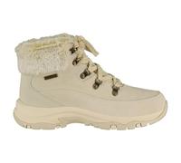 Skechers Damen Trego Snow Worries Stiefelette, Natural Suede/Duraleather/Faux Fur, 41 EU