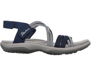 SKECHERS Damen Trekkingsandale REGGAE SLIM - TAKES TWO NAVY - Gr. - 41