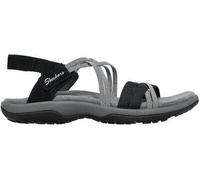 Skechers REGGAE SLIM - TAKES TWO Damen Sandalette in Schwarz, Größe 41