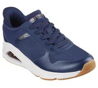Skechers Damen Tres-air UNO Easy Steppers Sneaker, Marineblaues Netzgewebe Hot Melt, 38.5 EU