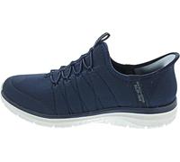 Slip-On Sneaker SKECHERS "VIRTUE-GLOW" Gr. 38, blau (navy) Damen Schuhe Sneaker mit praktischen Gummizügen (96377100-38)