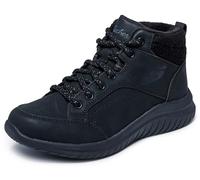 Skechers Damen Ultra Flex 2.0 Casual Mix Fashion Boot, Schwarz/Schwarz, 8.5 US
