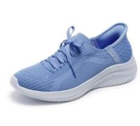 Skechers Damen Ultra Flex 3.0 Brilliant Path, Periwinkle Knit Pink Trim, 39 EU