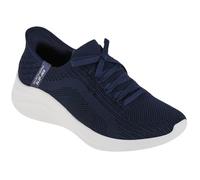 Skechers Damen Ultra Flex 3.0-Brilliant Path Sneakers,Sports Shoes, Marineblauer Strick Mintbesatz, 36.5 EU