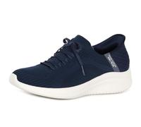 Skechers Damen Ultra Flex 3.0-Brilliant Path Sneakers,Sports Shoes, Marineblauer Strick Minzbes, 40 EU