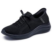 Skechers Damen Ultra Flex 3.0 Brilliant Path Turnschuhe, Black Knit/Trim, 37 EU Weit