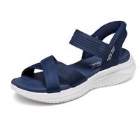 Sandale SKECHERS "ULTRA FLEX 3.0-NEVER BETTER", Damen, Gr. 42, navy, Textil, Schuhe Sandale, Freizeitschuh, Sandale mit Slip-In Funktion (19781329-42) navy