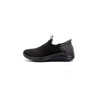 Skechers Damen Ultra Flex 3.0 Smooth Step Slip-InTurnschuhe, Black Knit/Jersey/Trim, 36 EU