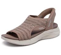 Skechers Damen Ultra Flex 3.0-Sun Warmth Hands Free Slip-ins Sandale, Mokka, 38 EU