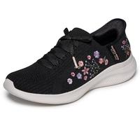 Skechers Damen Ultra Flex 4.0 Sweet Petals Slip-InTurnschuhe | Slip-Ins, Fersenkissen hält Ihren Fuß sicher, luftgekühlte Memory-Schaum-Einlegesohle, ultra-dehnbare Passform