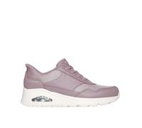 Skechers Damen Uno Banksia Slip-InTurnschuhe, Deauville Mauve Duraleather/ Mesh, 41 EU