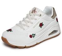 Skechers Damen UNO - Champagner & Rosen, Rot/Weiß, 9.5