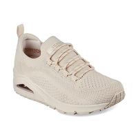 Skechers Damen UNO-Everywear Sneaker, Off White Engineered Knit Hot Melt, 38 EU