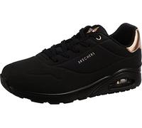 Sneaker SKECHERS "UNO" Gr. 35, schwarz Damen Schuhe Sneaker mit Metallic-Einsatz (14731035-35)