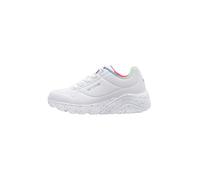Skechers Damen UNO Lite Rainbow Speckle Sports Shoes,Sneakers, White Pu Multi Rainbow Trim, 37 EU