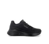 Skechers Damen UNO Lite Work Sneaker, Black Duraleather, 37 EU